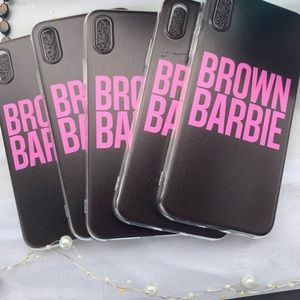 iPhone X Phone Case : Brown Barbie!